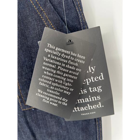 TUCKERNUCK X India Hicks Dark Denim Wide Leg Palladian Pant NWT Size 4 - Picture 8 of 9